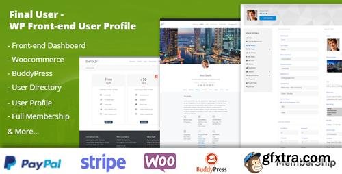 CodeCanyon - Final User v1.0.2 - WP Front-end User Profiles - 22231050