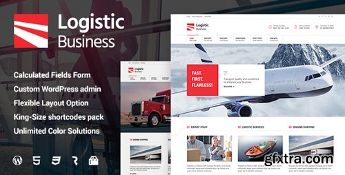 ThemeForest - Logistic Business v1.0.8 - Transport & Trucking Logistics WordPress Theme - 16043660