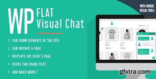 CodeCanyon - WP Flat Visual Chat v5.376 - Live Chat & Remote View for Wordpress - 8329900