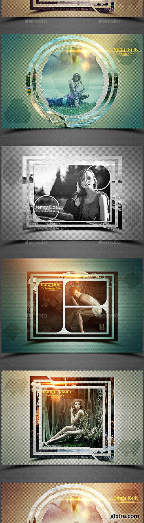 Graphicriver - 22079345 Unique Shape Photo Frame Template