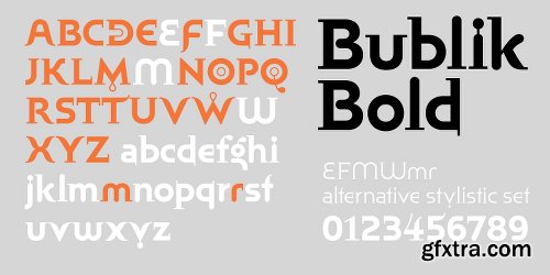 Bublik Font Family - 3 Fonts