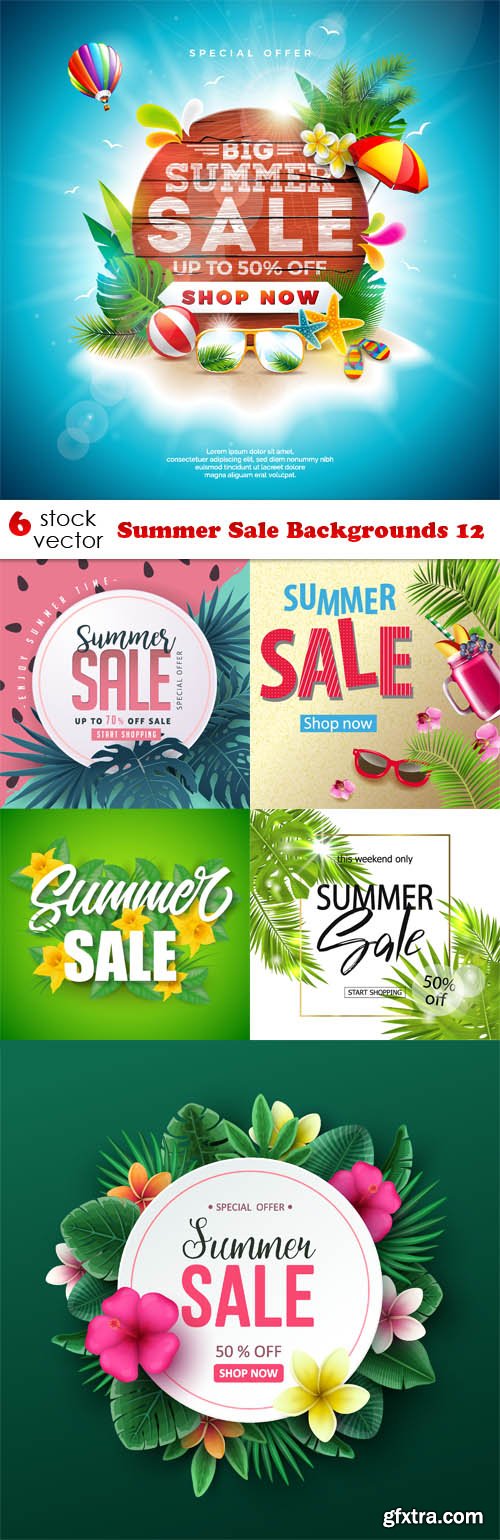 Vectors - Summer Sale Backgrounds 12
