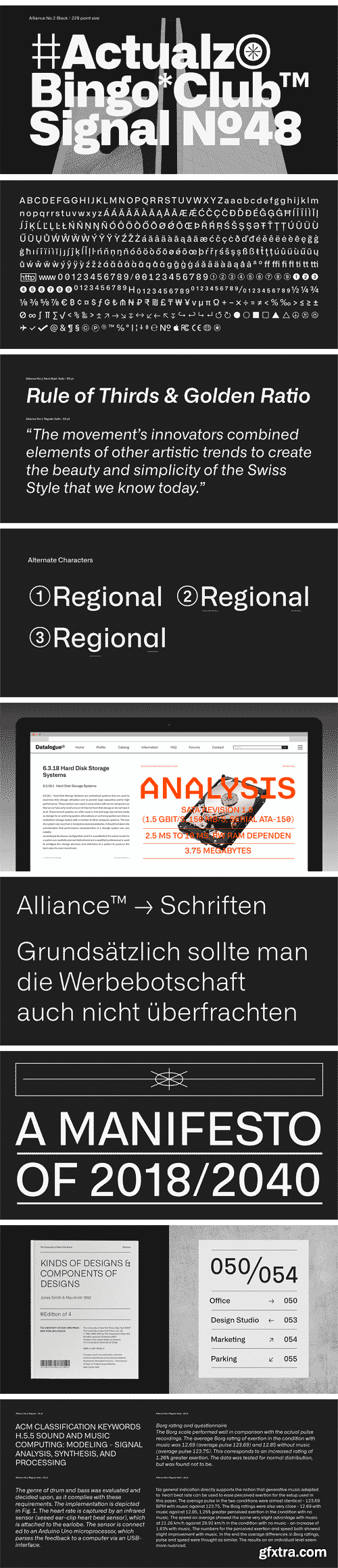 Alliance Font Family