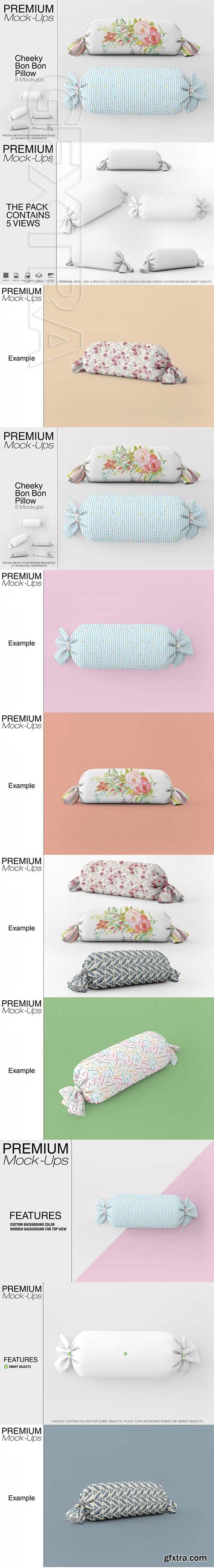 Cheeky Bon Bon Pillow Mockup Set