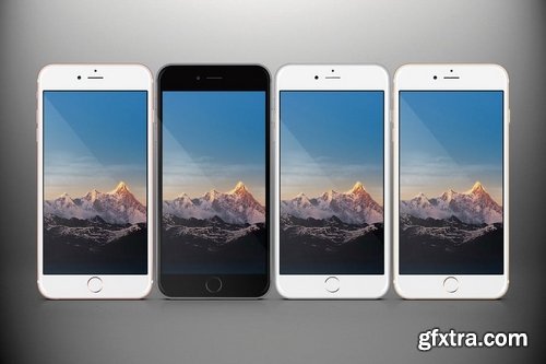 Responsive Phones Mockups Pack