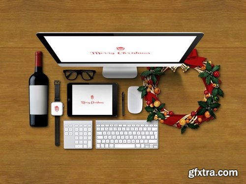 Christmas Responsive Devices Mockup Pack