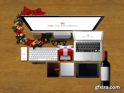 Christmas Responsive Devices Mockup Pack