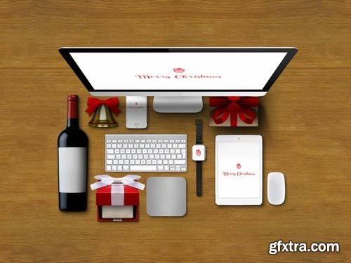 Christmas Responsive Devices Mockup Pack