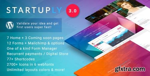 ThemeForest - Startuply v3.0.10 - Multi-Purpose Startup Theme - 9055667