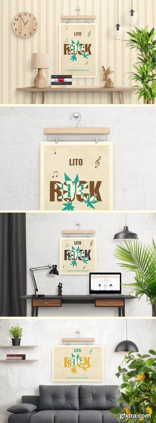 Poster Hanger Mockups