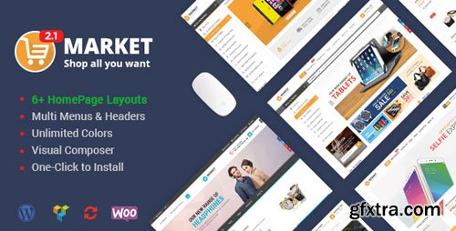 ThemeForest - Market v2.3.1 - Shopping WooCommerce WordPress Theme - 9514470