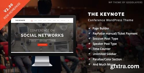 ThemeForest - The Keynote v2.10 - Conference / Event / Meeting WordPress Theme - 9718856