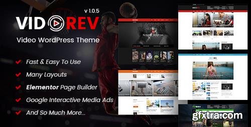 ThemeForest - VidoRev v1.0.5 - Video WordPress Theme - 21798615