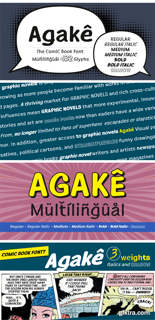 Agake Font Family