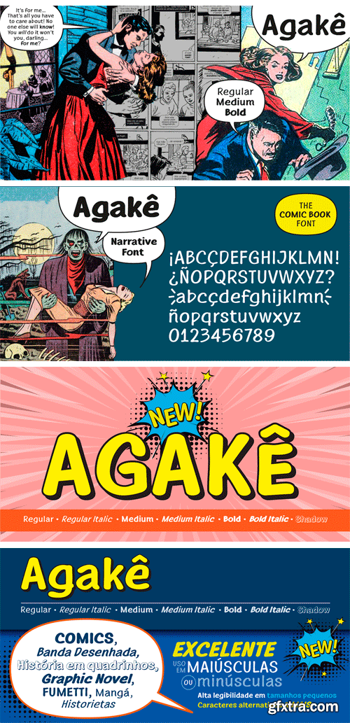 Agake Font Family