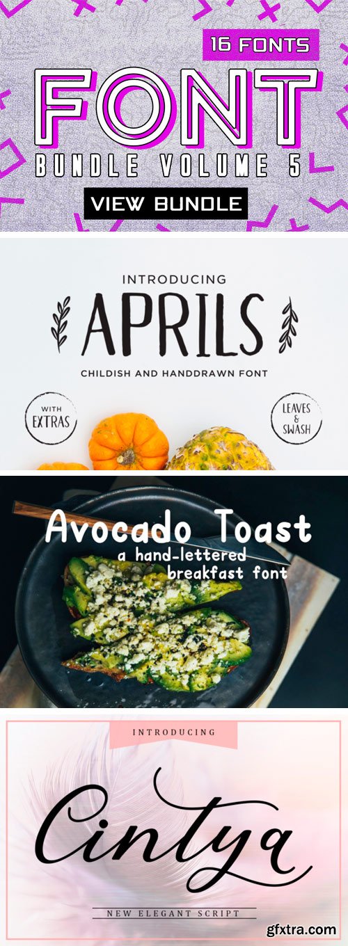 CF - Font Bundle Vol. 5