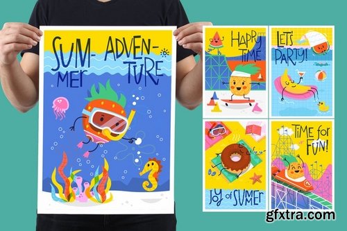 Summer Fun Illustrations