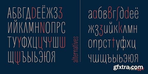 Quartal Font Family - 24 Fonts