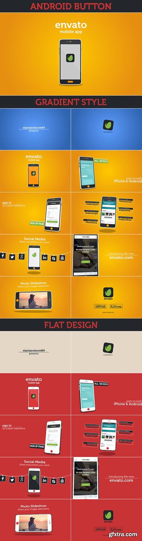 Videohive - New Mobile App Presentation - iOS & Android - 14865496