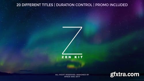 Videohive - Zen Kit (Titles Pack) - 20255138