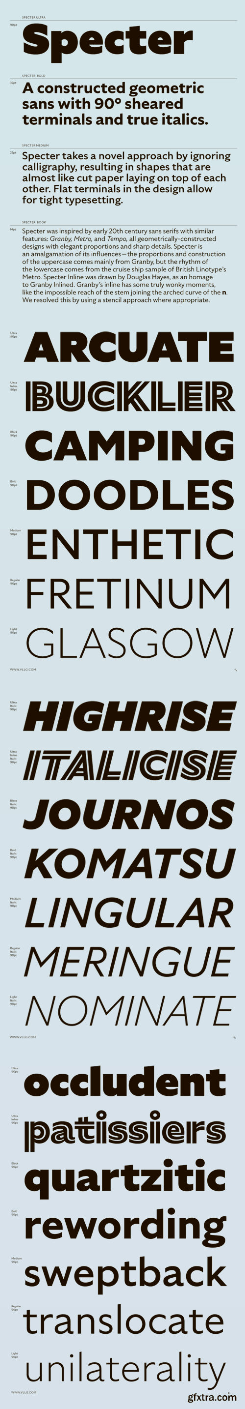 Specter Font Family