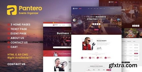 ThemeForest - Pantero - Event & Conference PSD Template - 20114977