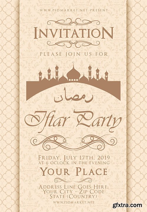 Iftar party flyer – PSD Template