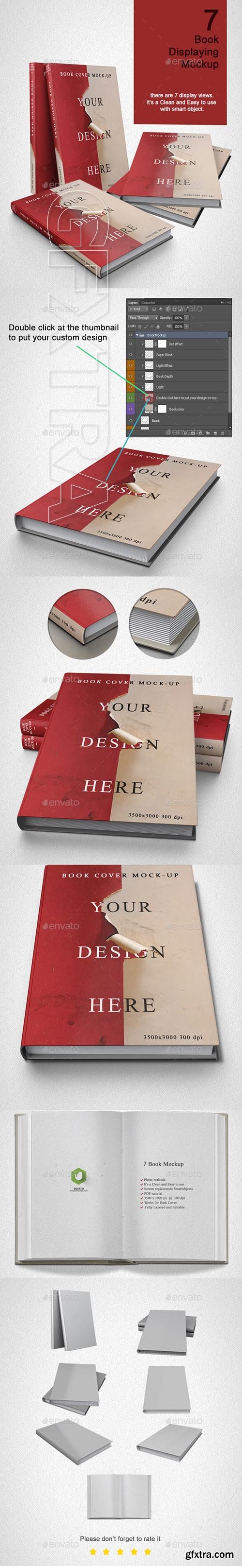 GraphicRiver - Book Mock up - 7 Model 21973325