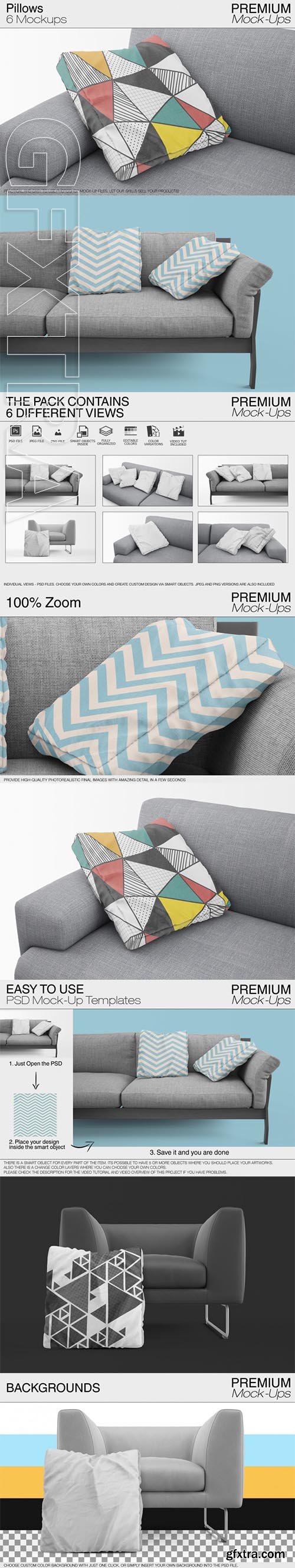 Pillow Mock-ups vol 1