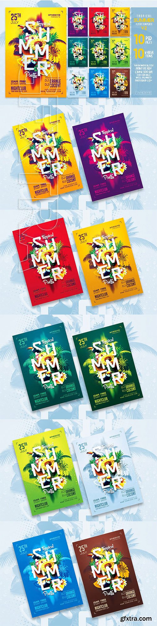 Tropical Summer V2 Flyer Template