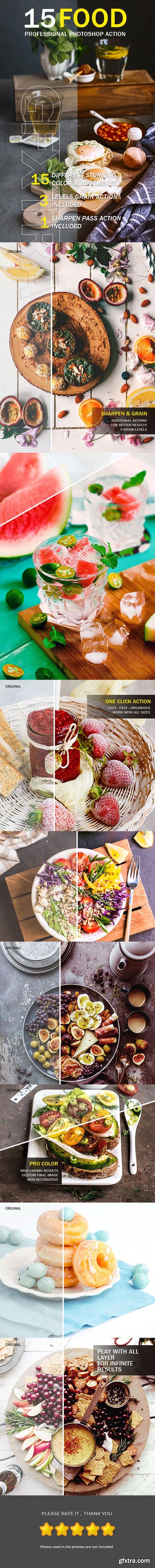 GraphicRiver - Food Photoshop Action 22196045