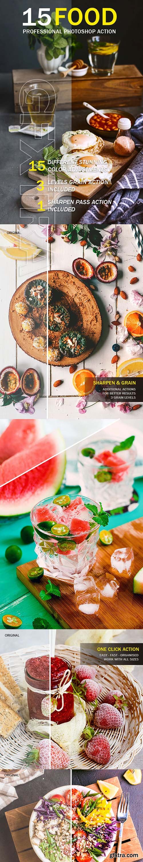 GraphicRiver - Food Photoshop Action 22196045