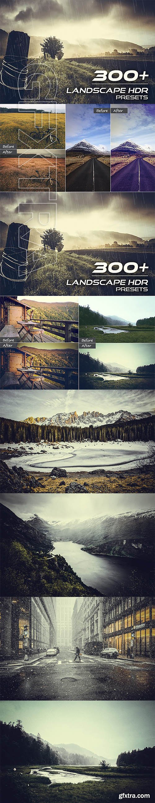 CreativeMarket - 310+ Landscape HDR Presets 2684134