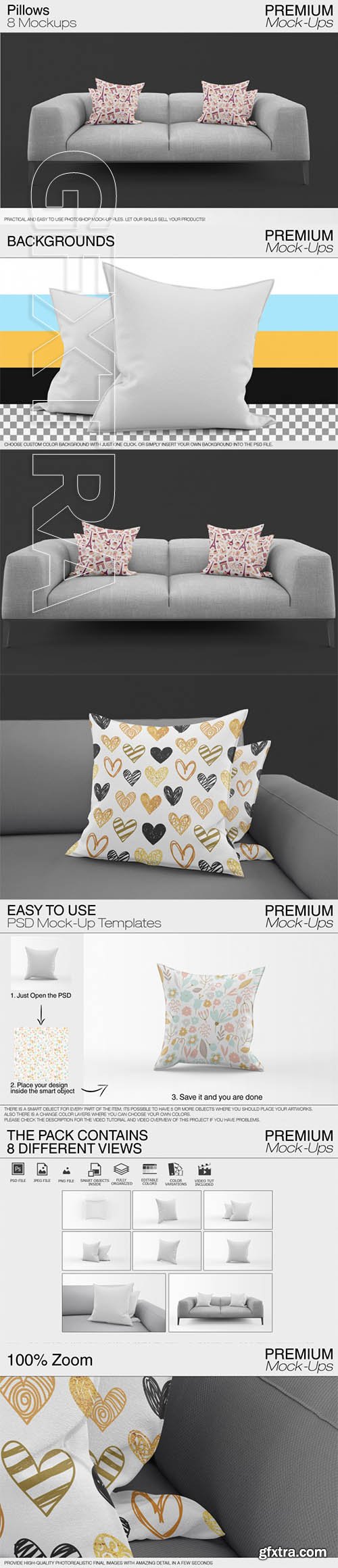 Pillow Mock-ups vol 3