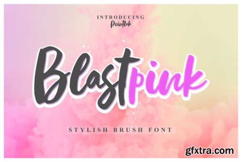 Blastpink Script Font