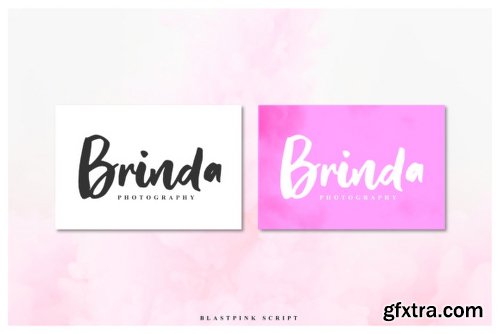 Blastpink Script Font