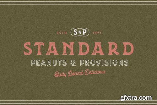 Grit and Caliber Font Family  - 3 Fonts