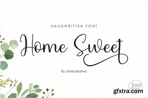 Home Sweet Font Family  - 2 Fonts