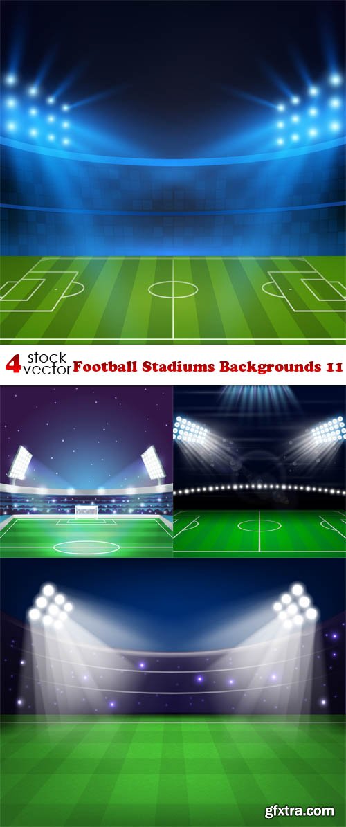 Vectors - Football Stadiums Backgrounds 11