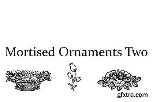 Mortised Ornaments Font