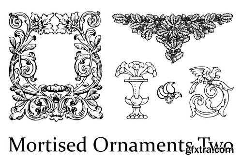 Mortised Ornaments Font