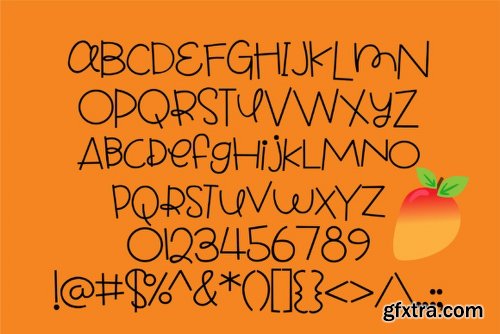 Peach Mango - 2 Fonts