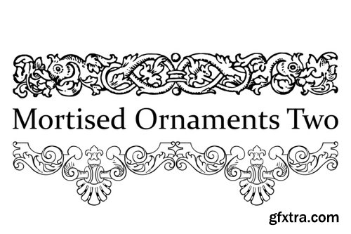 Mortised Ornaments Font