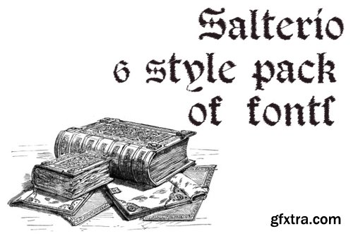 Salterio - 3 Fonts