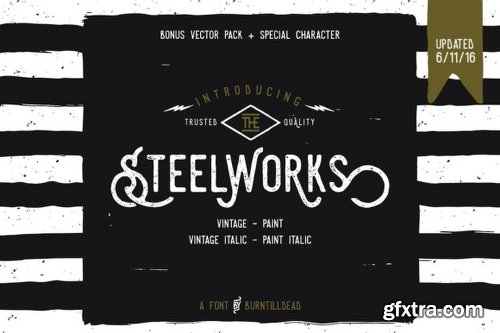 Steelworks - 5 Fonts