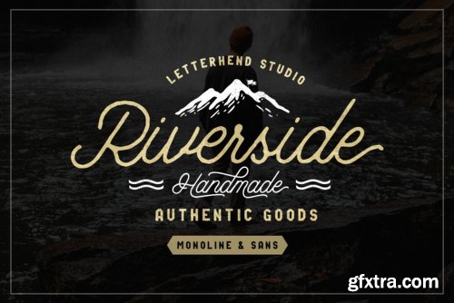 Riverside Duo - 4 Fonts