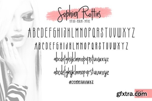 Sophier Rotties DUO - 2 Fonts