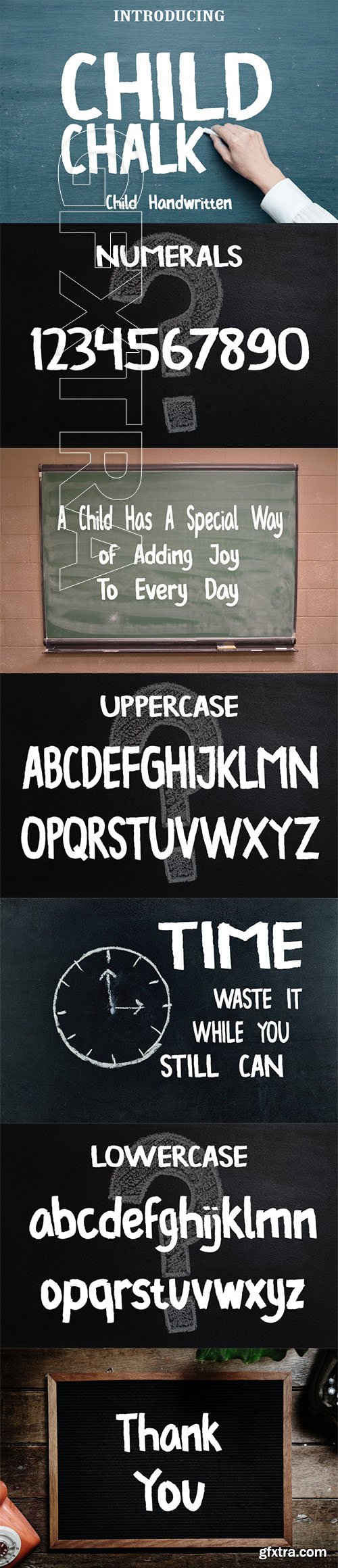 Child Chalk Font