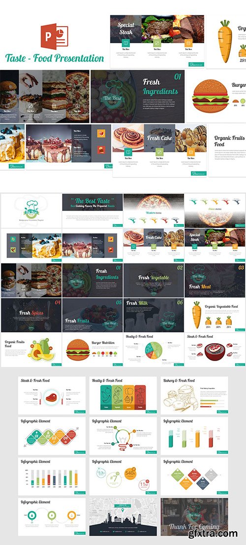 Taste - Food Powerpoint Template