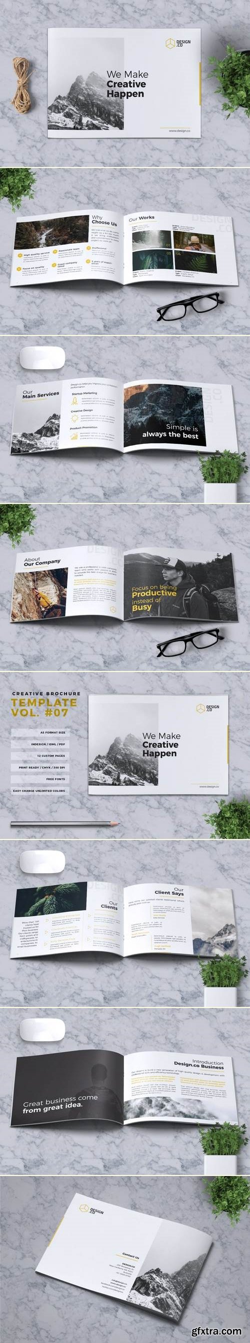 Creative Brochure Template A5 Vol. 07